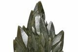 Green-Black Calcite Crystal Cluster - Sweetwater Mine #176295-3